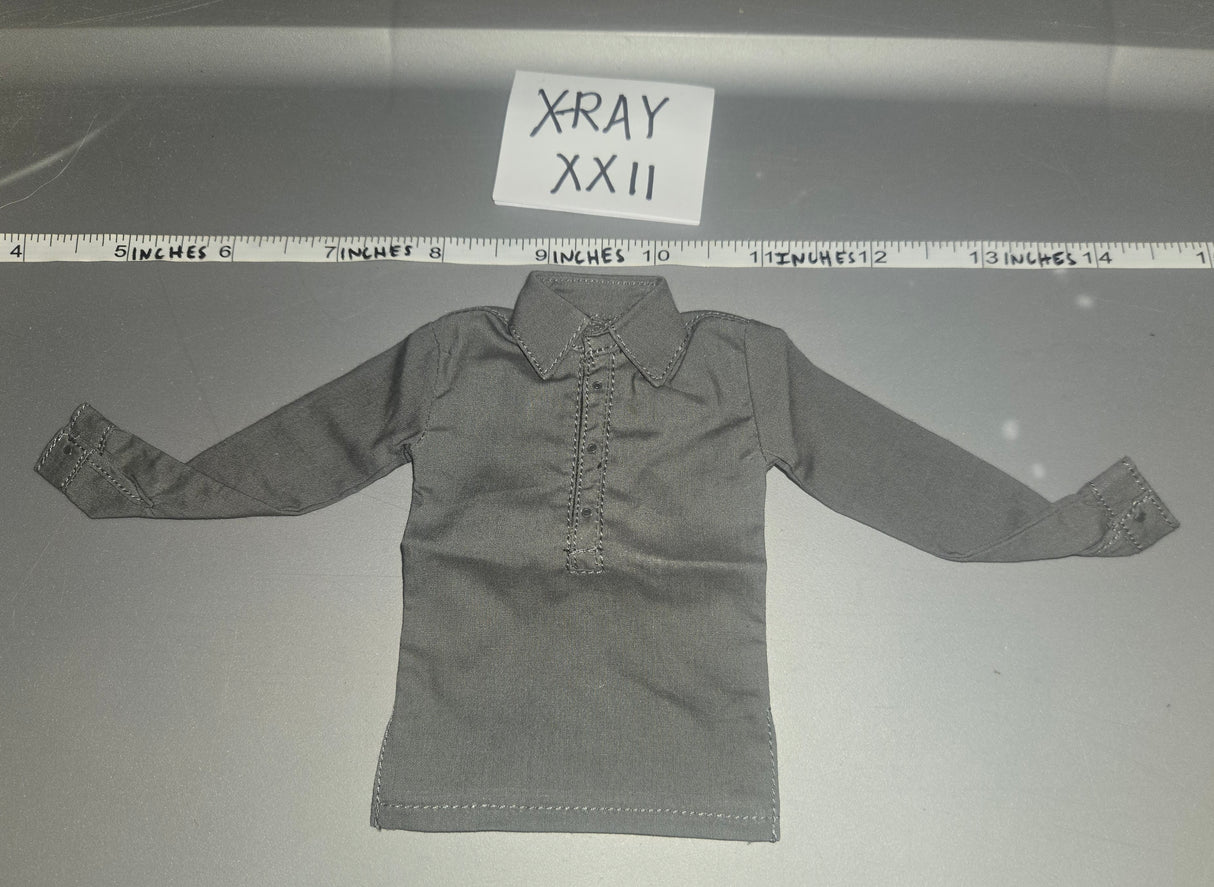 1/6 Scale WWII German Grey Work Shirt