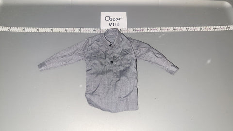 1/6 Scale WWII German Grey Work Shirt