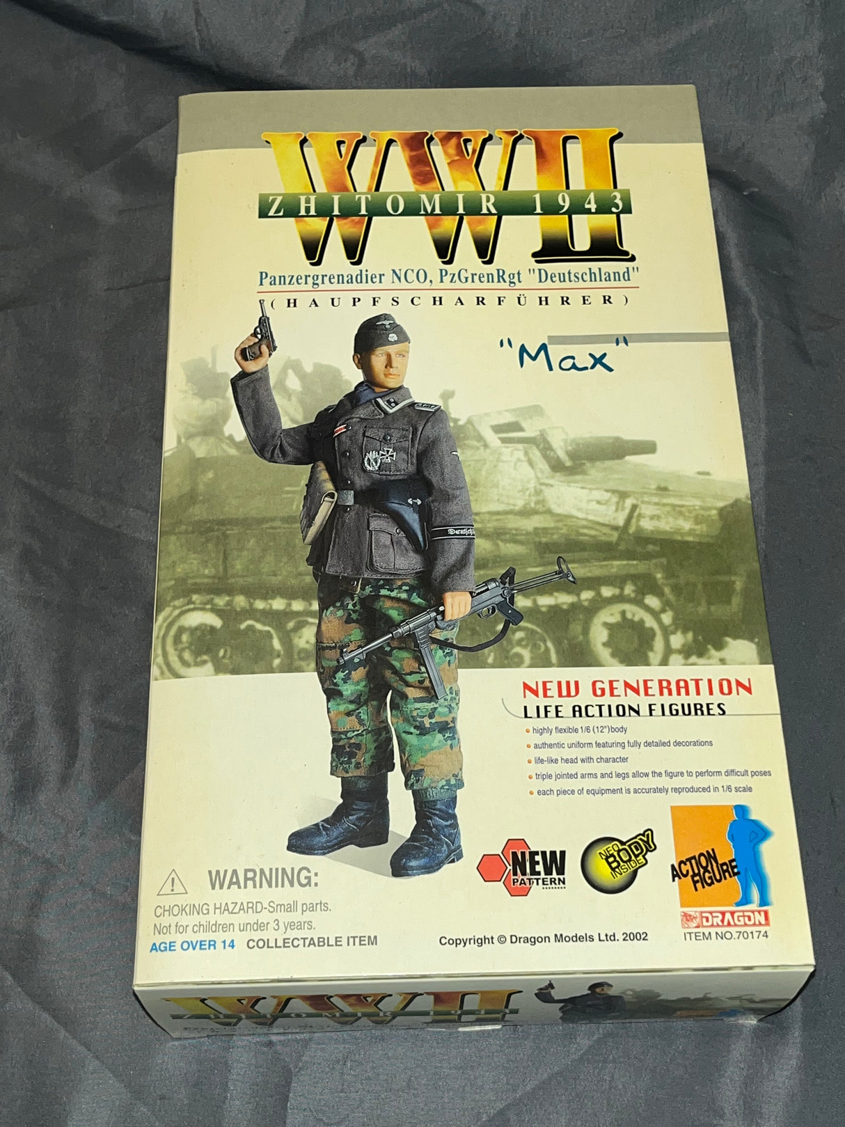 1/6 Scale WWII GERMAN Panzergrenadier NCO Max - NIB Dragon - *SR*