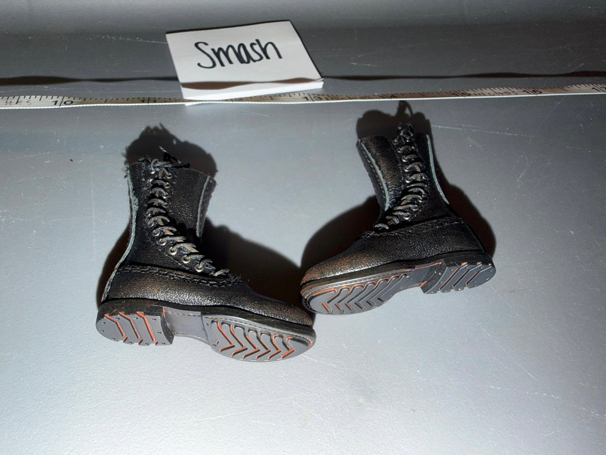 1/6 Scale WWII German Leather Fallshirmjager Boots