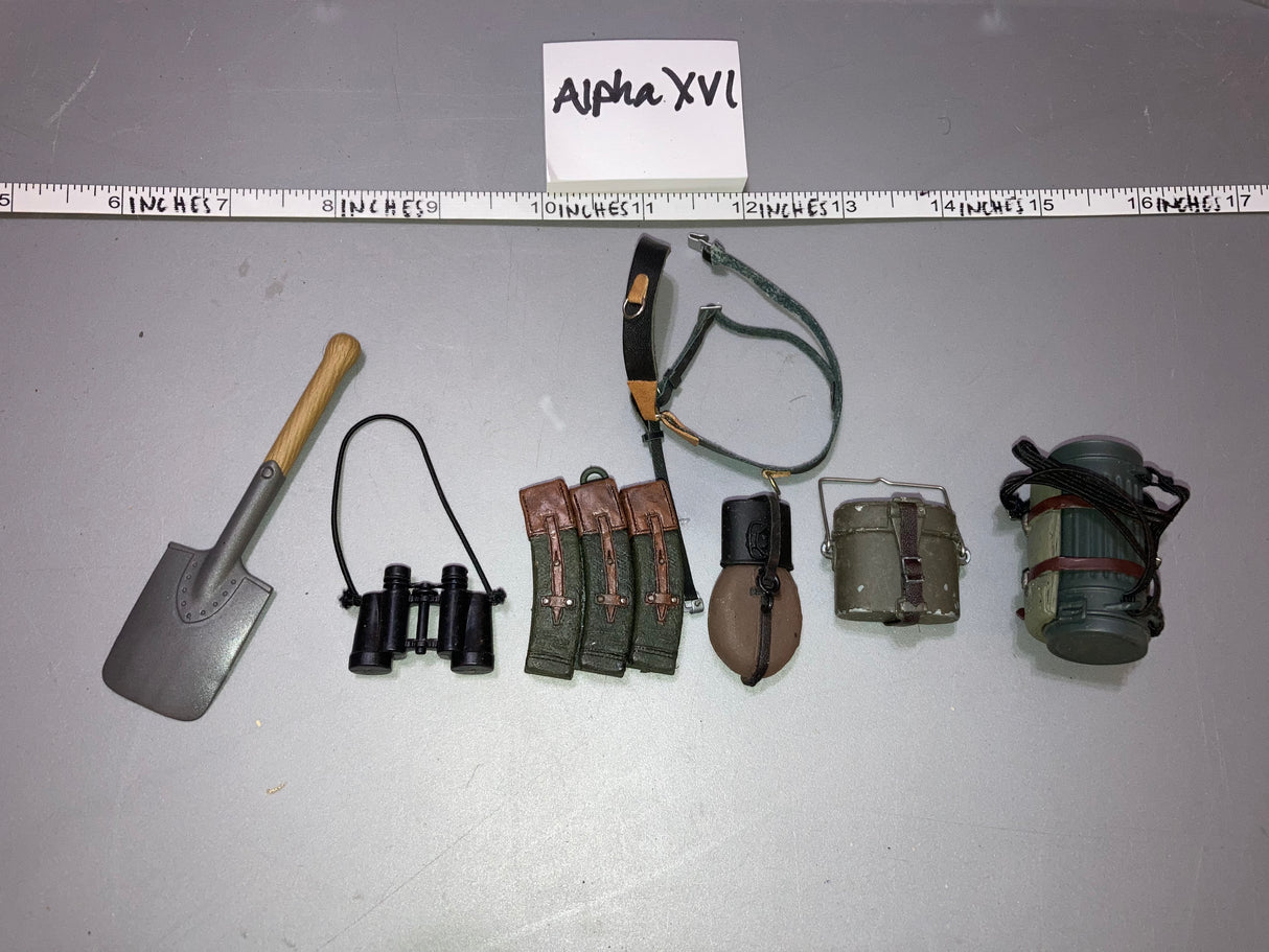 1/6 Scale WWII German Field Gear Lot