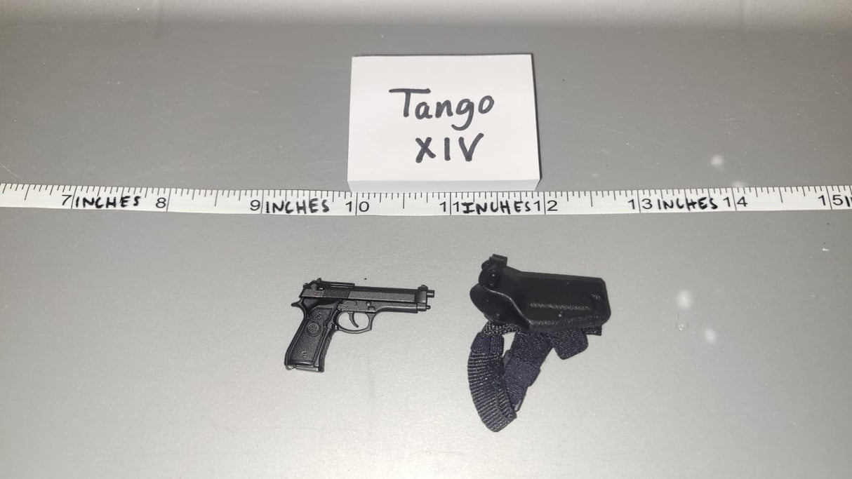 1/6 Scale Modern Pistol and  Holster