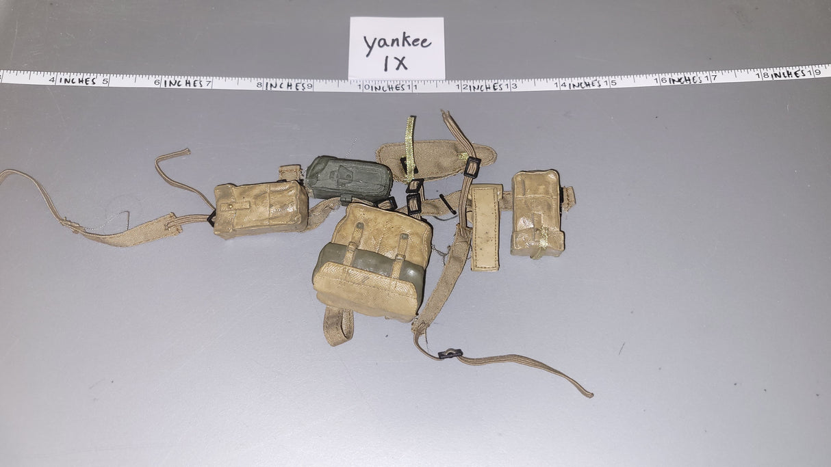 1/6 Scale WWII British Web Gear Lot