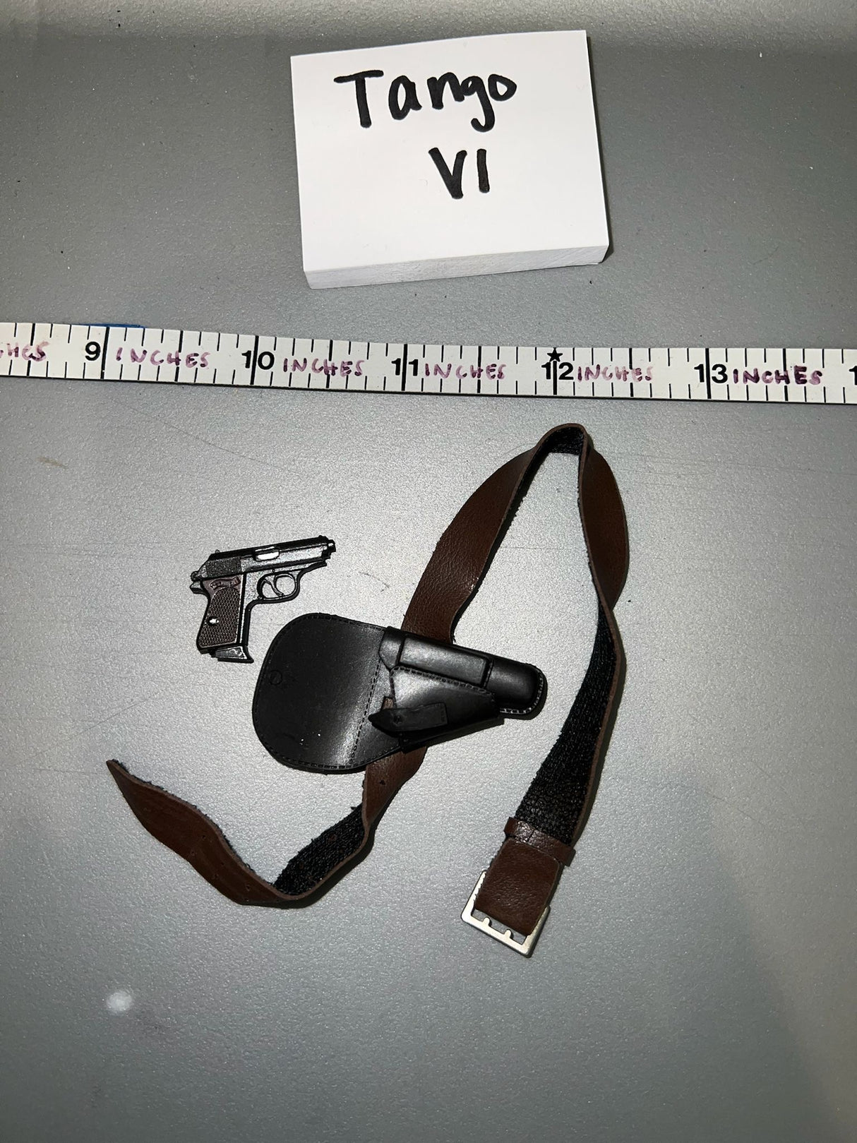 1/6 Scale WWII German Pistol and Holster