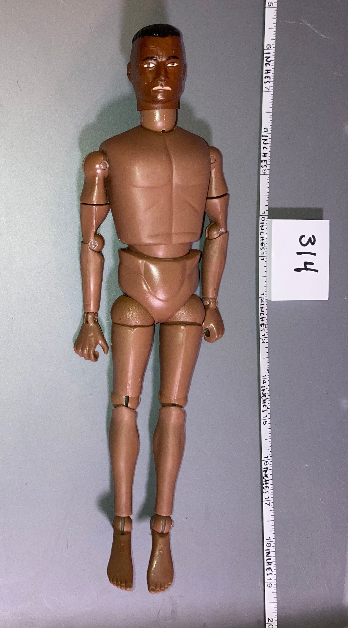 1/6 Scale Nude Vintage Remake Elite Brigade Figure - African American Black