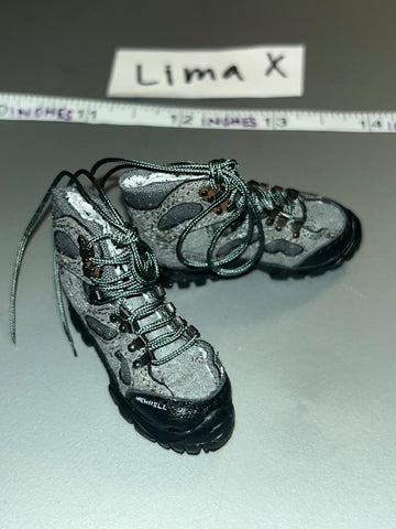 1:6 Modern Era  Hiking Boots - Cloth/ Leather