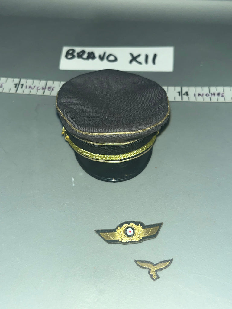 1/6 Scale WWII German Luftwaffe Officer Hat Cap - DID