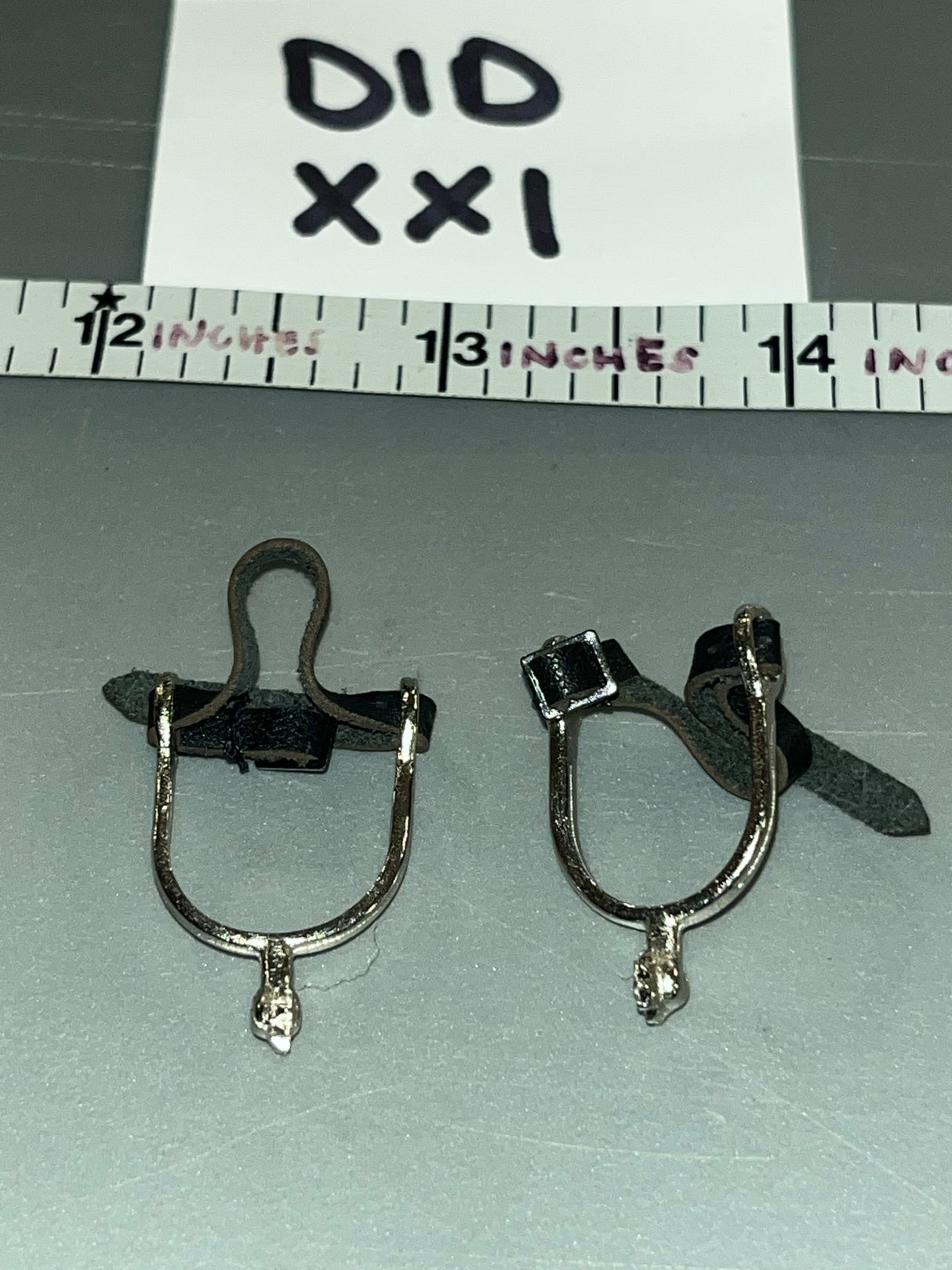 1/6 Scale WWII German Cavalry Spurs - DID Field Marshal Fedor Von Bock