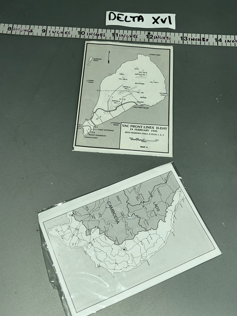 1:6 Scale Modern Era Maps - Diorama Item