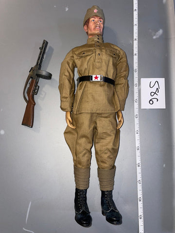 1:6 Scale WWII Russian Infantryman Dressed Figure - DID - Dragon