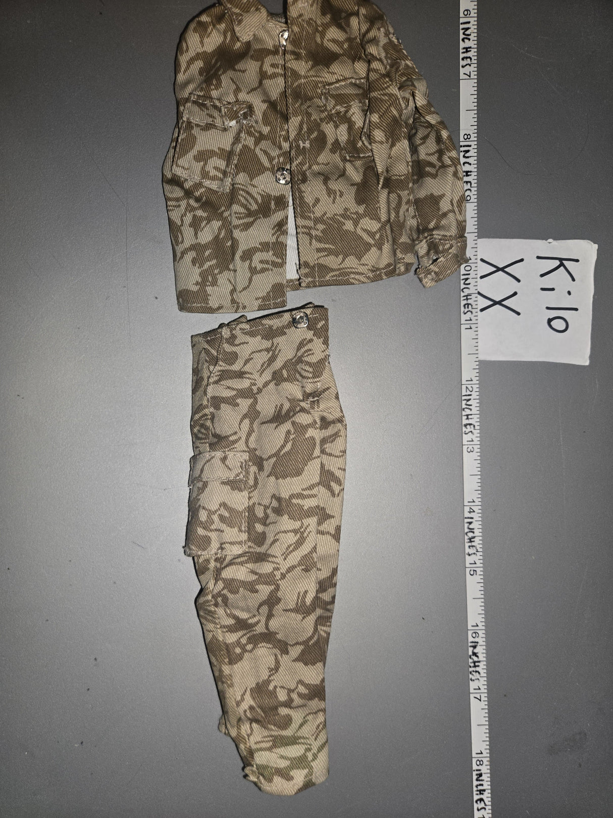 1:6 Scale Modern British Desert DPM Uniform