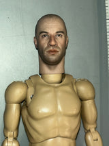 1:6 Scale WWII US Nude Figure - Ranger Private Caparzo - Facepool