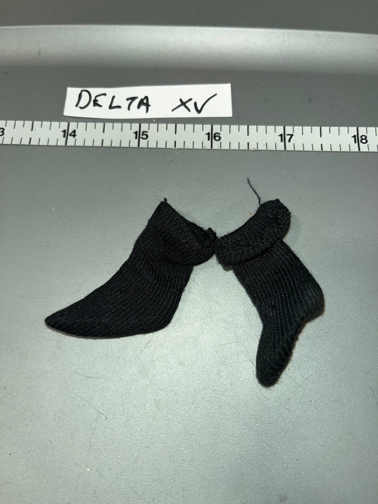 1:6 Scale Modern Era Black Socks