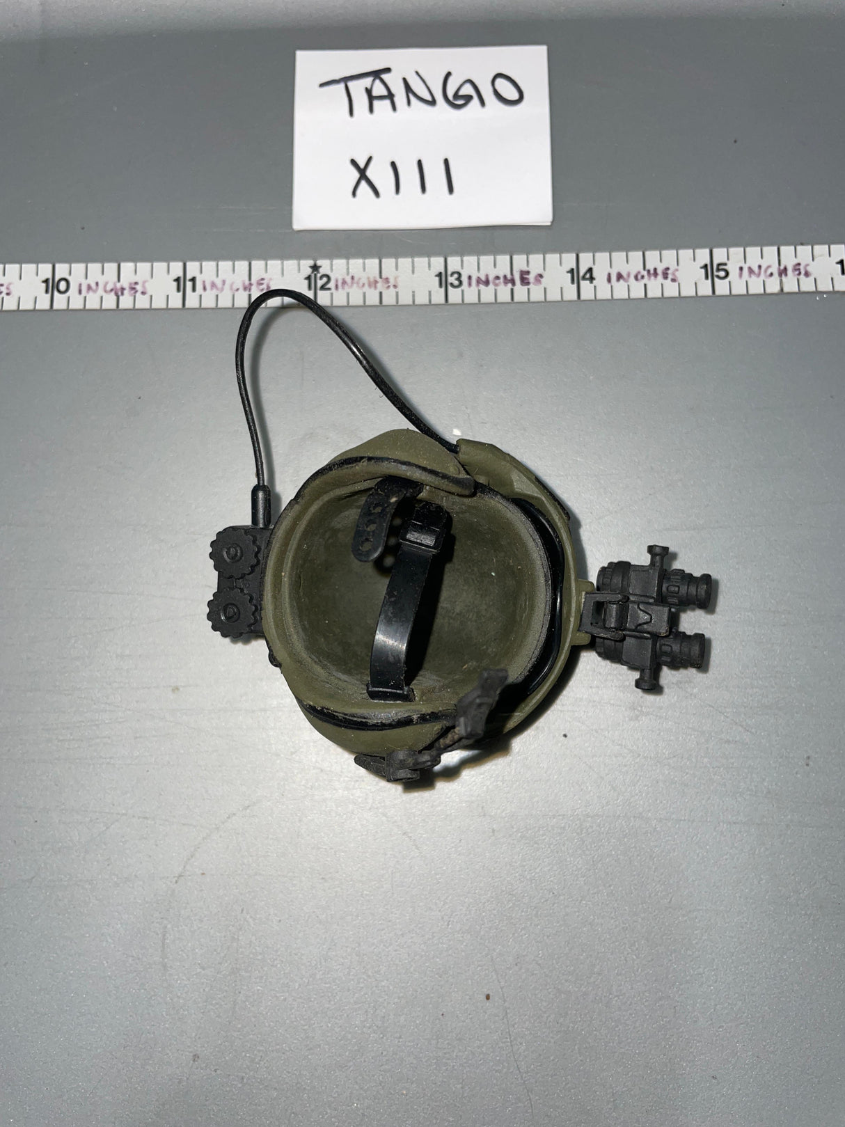 1/6 Scale Modern Helicopter Pilot Flight Helmet