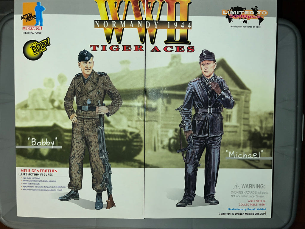 1/6 Scale WWII German Tiger Aces Panzer Crewman - Bobby and Michael - NIB Dragon