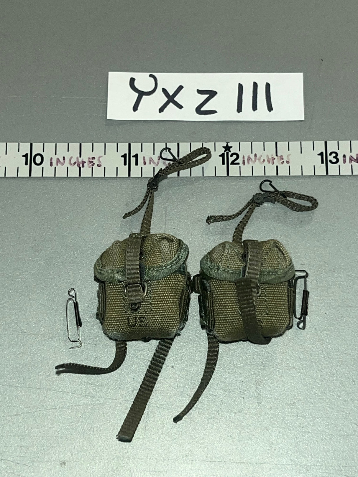 1/6 Scale Vietnam US M-16 Pouches Lot - USMC Recon  - Ace Factory Remake
