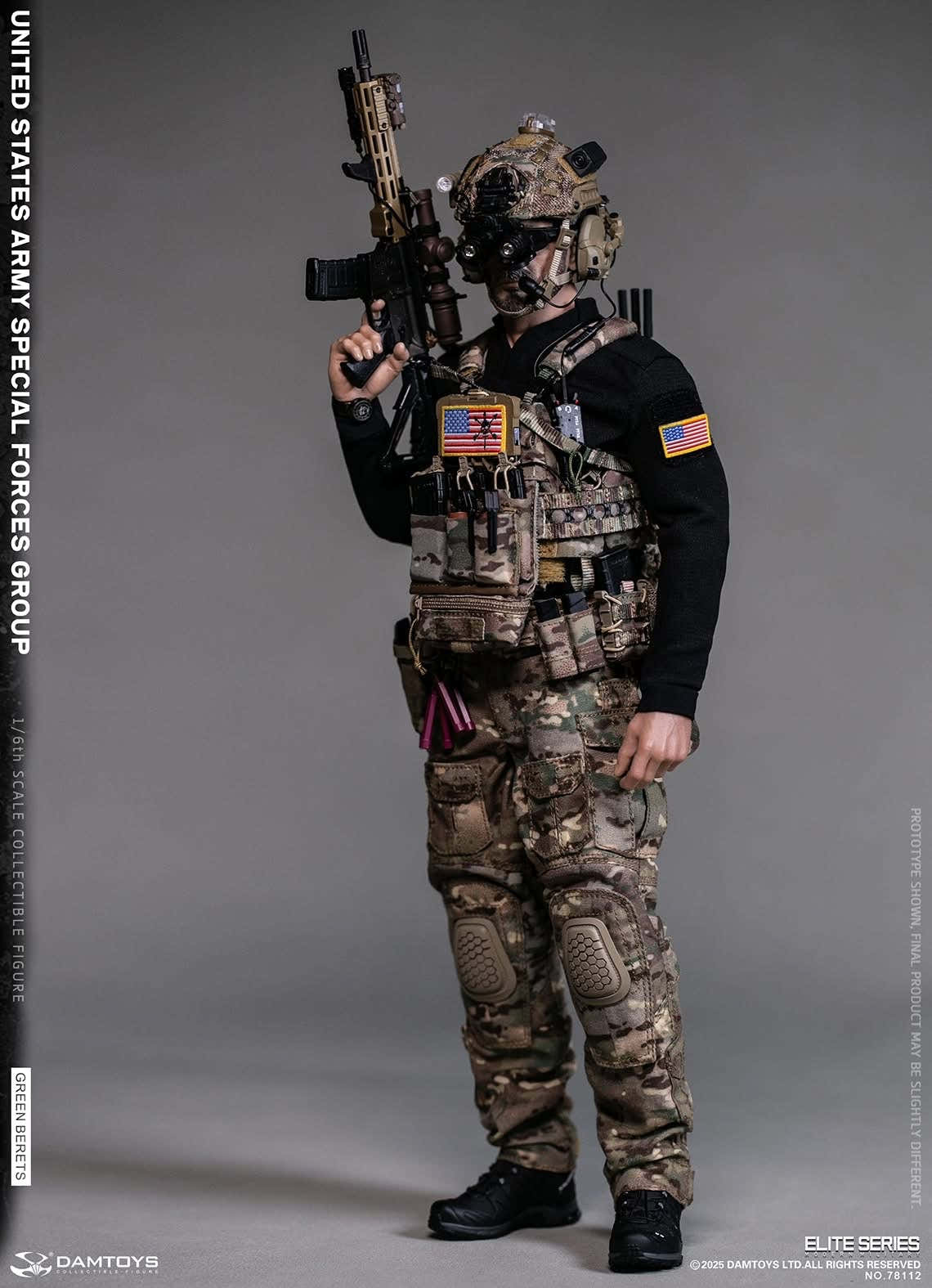 Preorder* DAMTOYS 1/6 U.S. Army Special Operations Group (Green