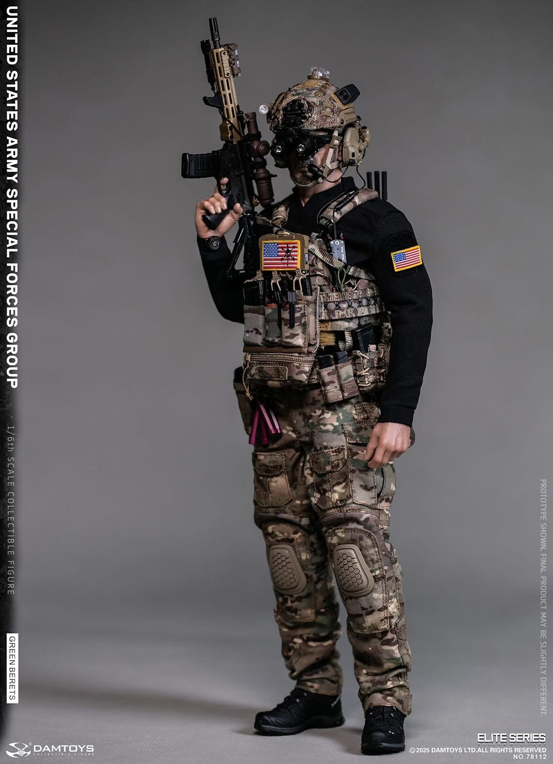 *Preorder* DAMTOYS 1/6 U.S. Army Special Operations Group (Green Beret) Action Figure DAM 78112