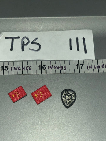 1/6 Scale Modern Era Chinese Patches  - Flagset