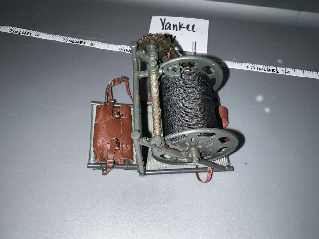 1:6 Scale WWII German Telephone Wire Reel -