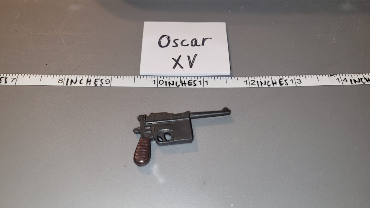 1/6 Scale WWII German Broomhandle Mauser Pistol