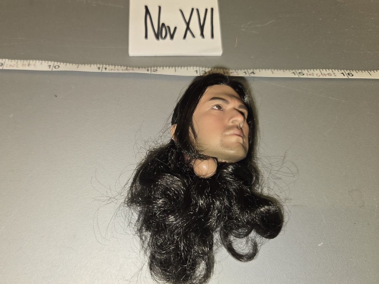 1/6 Scale Medieval Fantasy Samurai Head Sculpt