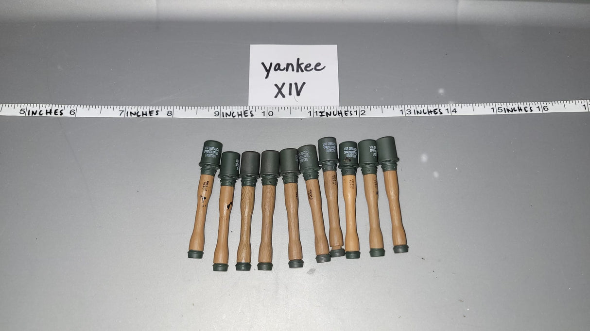 1/6 WWII German Grenade Lot