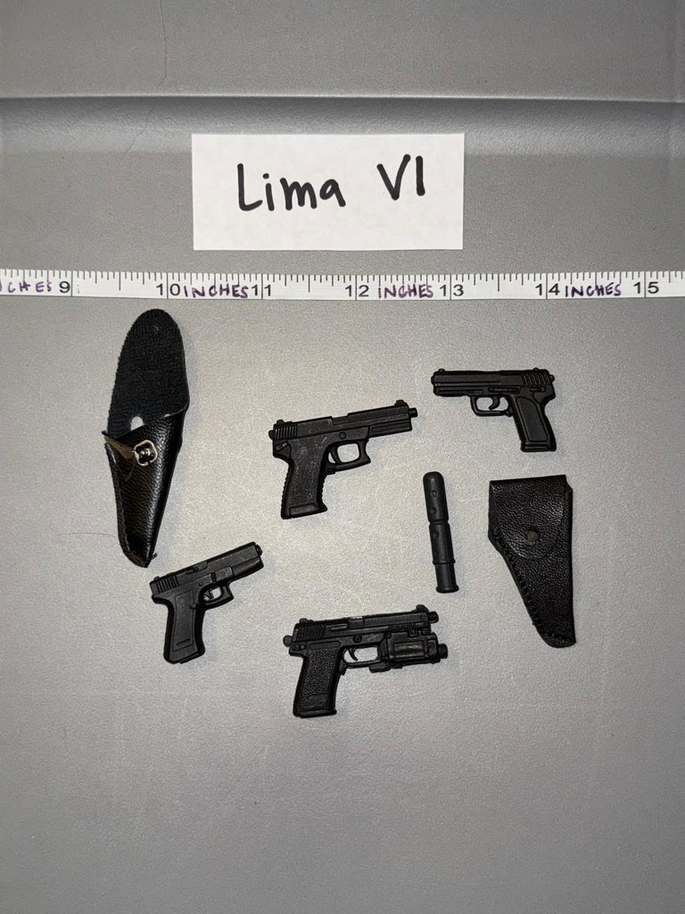 1/6 Scale Modern Era Pistol Lot