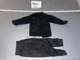 1/6 Scale Modern Era Black BDU Uniform