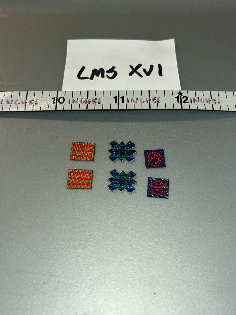 1:6 Scale WWII British Rank Patch Insignia Lot - Ujindou Black Watch