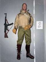 1:6 Scale WWII US Tanker Dressed Figure - Fury War Daddy - Facepool