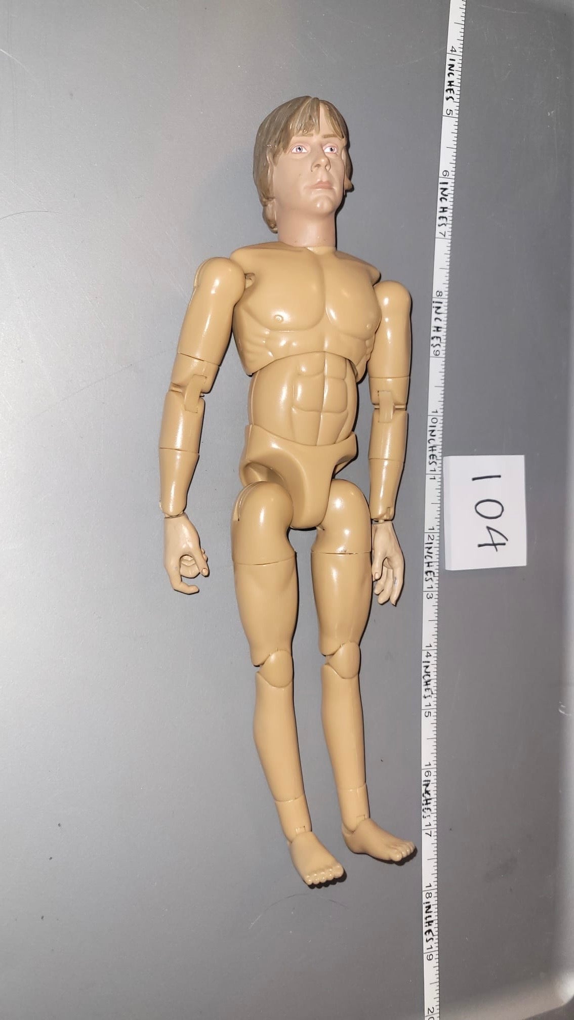 1/6 Scale Nude Star Wars Sideshow  Luke Skywalker Figure