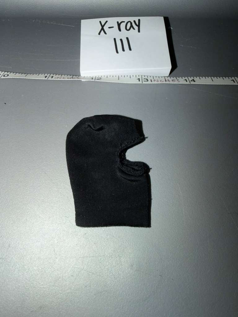 1/6 Scale Modern Era Black Balaclava Mask