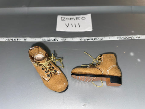 1/6 Scale WWII German Leather Tanker Boots