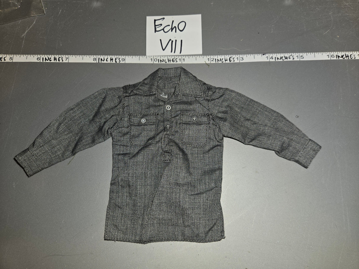 1/6 Scale WWII German Grey Work Shirt
