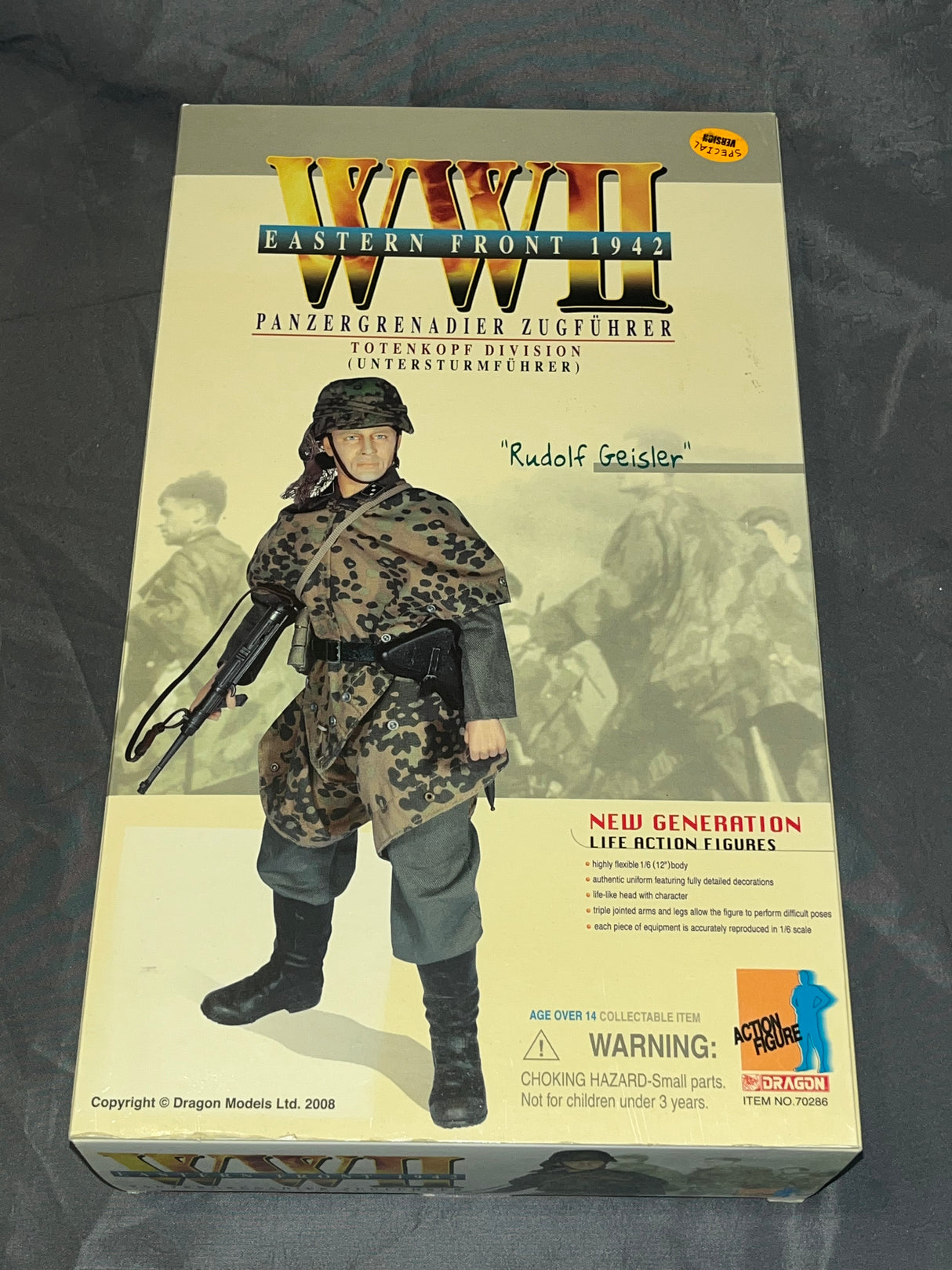 1/6 Scale WWII GERMAN Rudolf Geister Panzergrenadier - NIB Dragon - *BR*