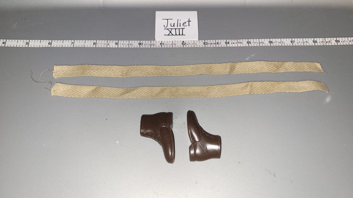 1/6 Scale World War One US Boots and Gaiters