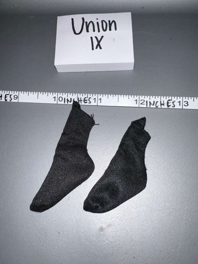 1:6 Scale Modern Era Black Socks