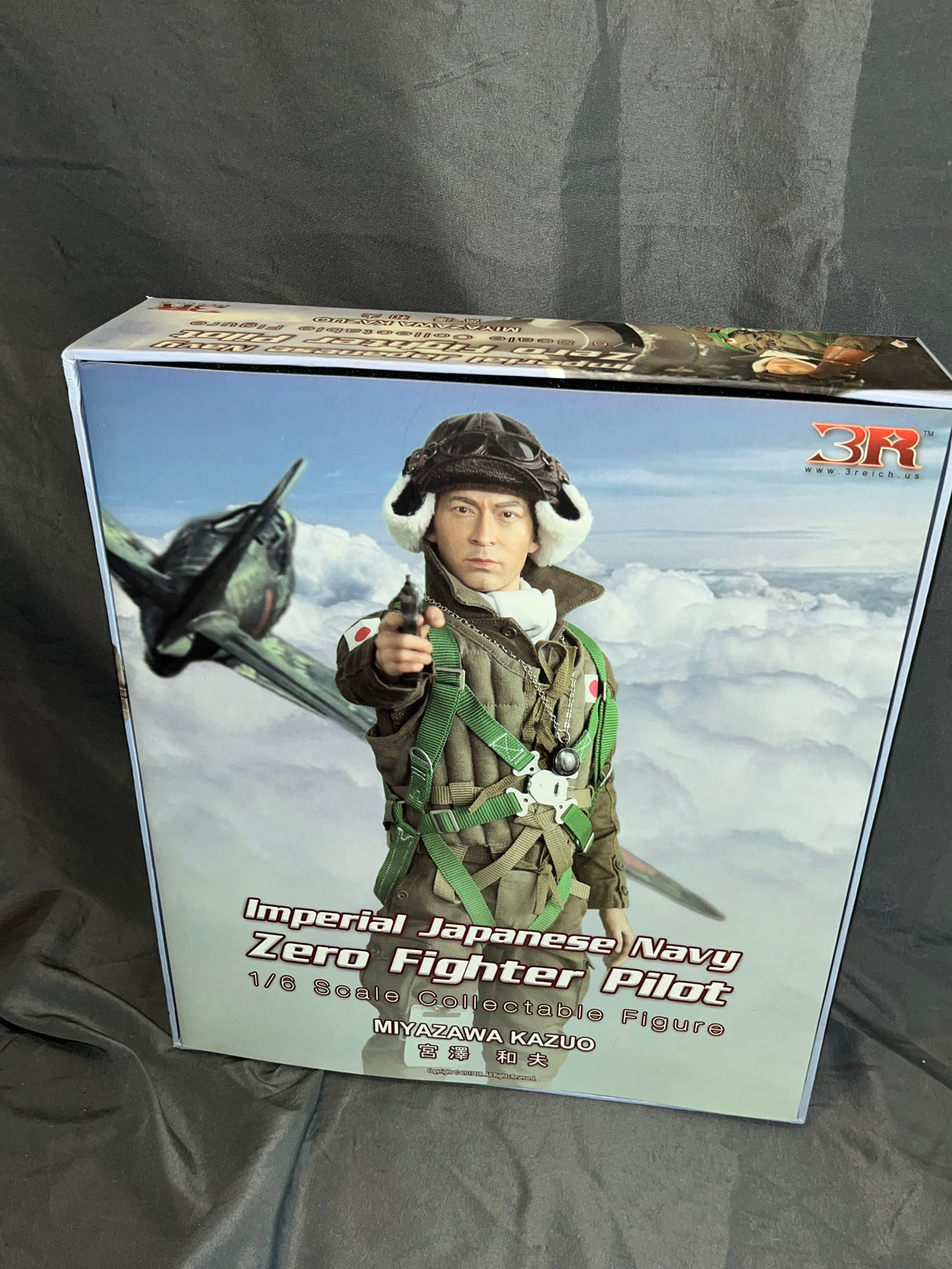1/6 Scale 3R DID WWII Japanese Imperial Navy Zero Fighter Pilot MIYAZAWA KAZUO- NIB
