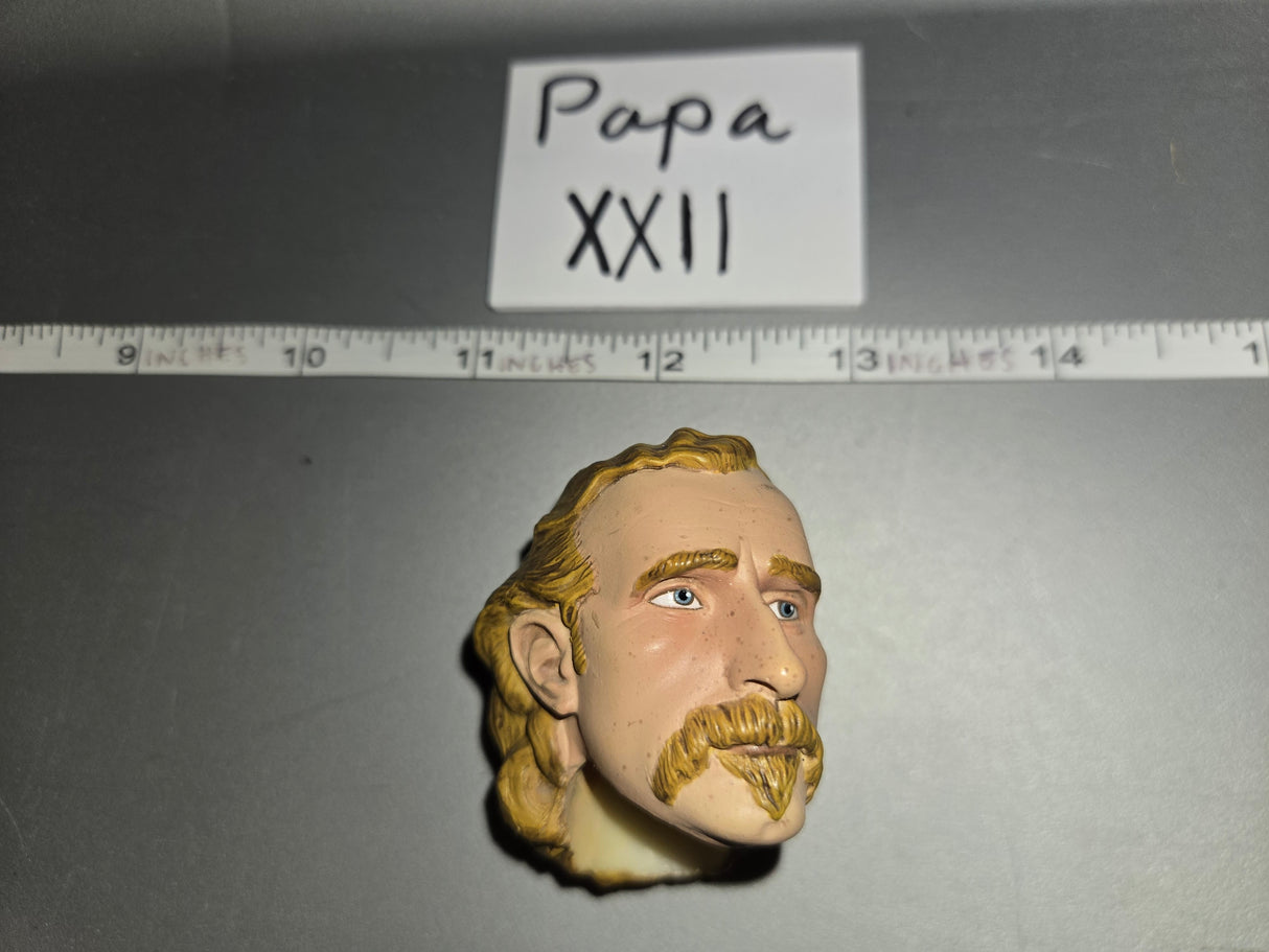 1/6 Scale Custer Head Sculpt