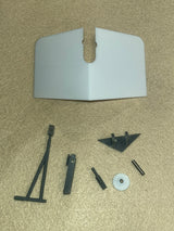 1/6 Scale WWII German Vehicle Halftrack Machine Gun Shield - Unfinished Model Kit - Warprints