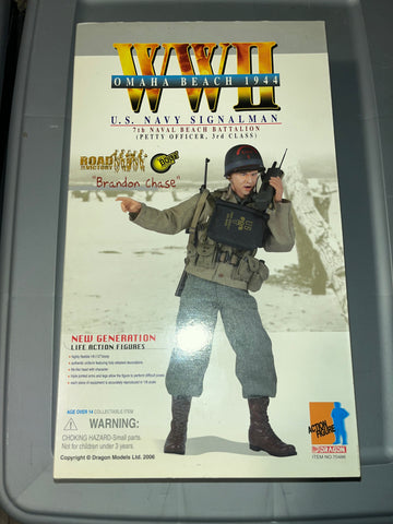 1/6 Scale WWII US Navy Signalman Brandon Chase - NIB Dragon