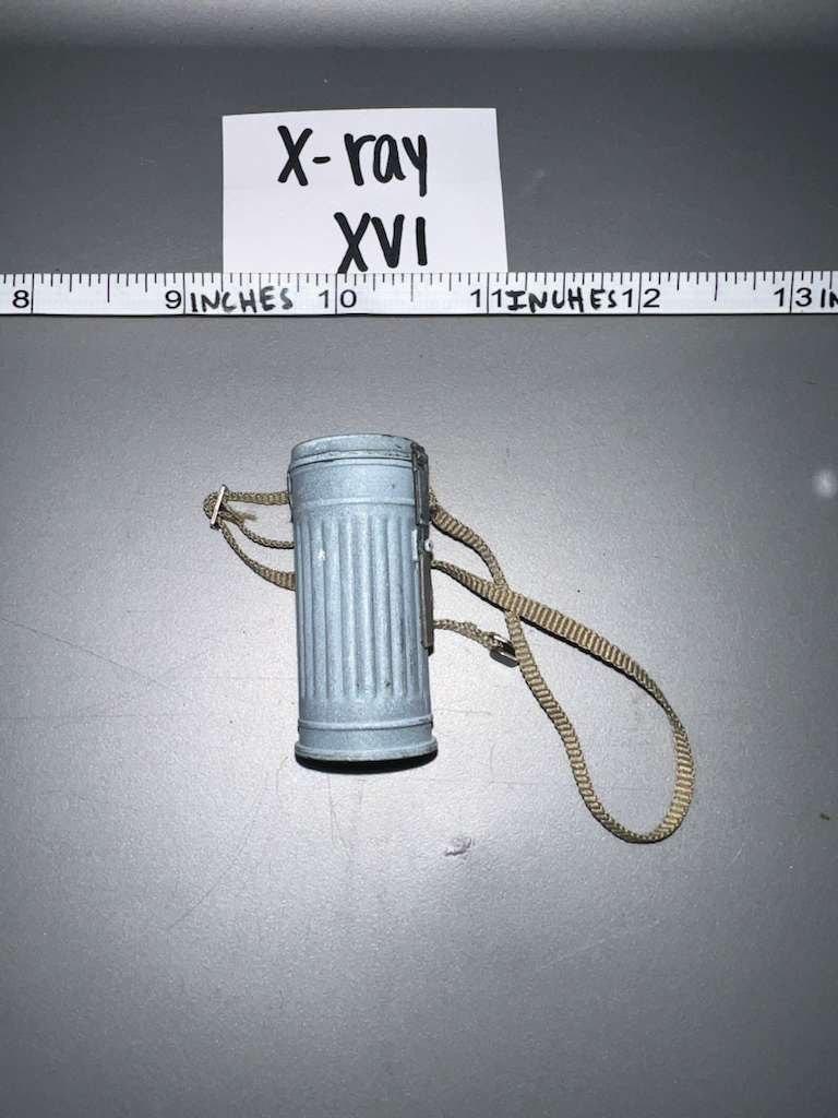 1:6 WWII German Gas Mask Canister - White Wash