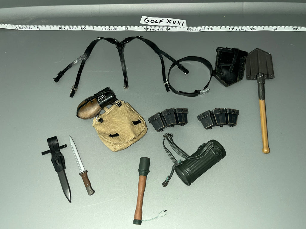 1/6 Scale WWII German Field Gear Lot