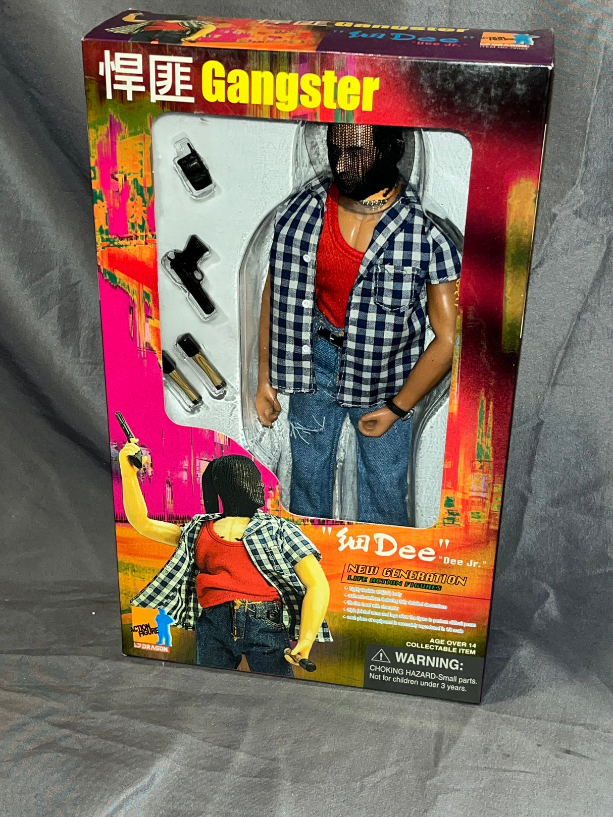 1/6 Scale Dragon Gangster Dee Jr Modern  Police Figure - NIB