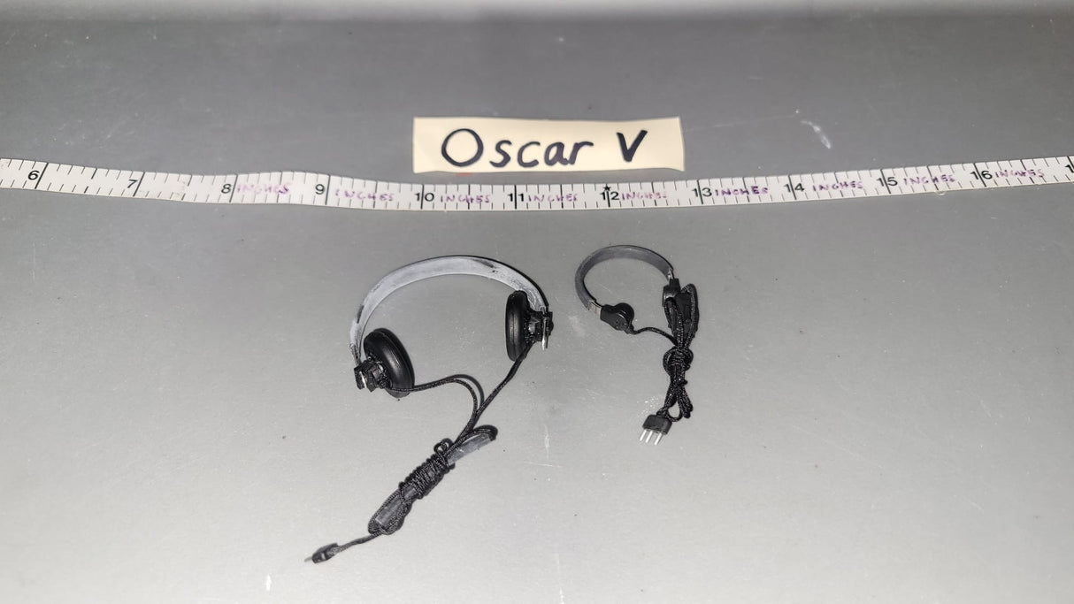 1/6 Scale WWII German Tanker Headphones