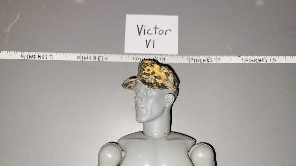 1/6 Scale WWII German Camo Cap / Hat