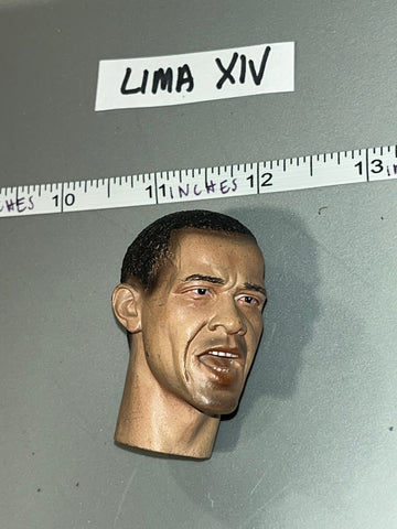 1/6 Scale Black African American Obama Head Sculpt - DID