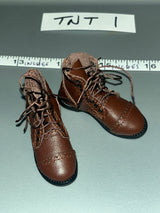 1/6 Scale WWII US Leather Boots - UJINDOU Normandy 2nd Armored Infantry
