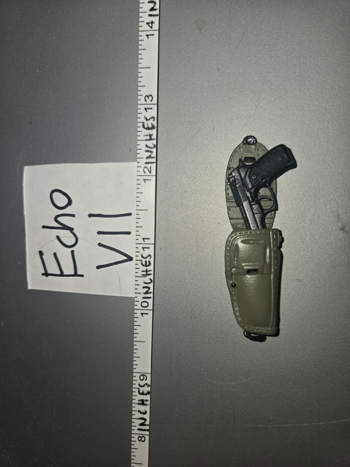 1/6 Scale Modern Pistol and Holster